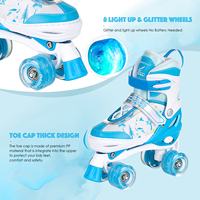 Patins clignotants à roulettes Quad patins à roulettes en ligne de taille réglable pour enfants enfants populaires pour les patins de sports de plein air