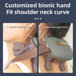 Masajeador de Cuello y Hombros con Calor, Masajeador Eléctrico Mini para Aliviar la Fatiga Corporal, con Función de Amasamiento y Calor, con Forma de Dedo Humanoide - Product Image 4