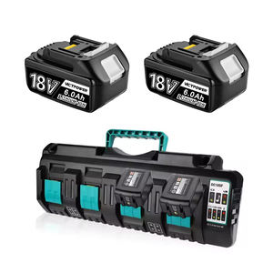 Cargador de Batería de Iones de Litio DC18SF 14.4-18V, Adaptador de Corriente para Herramientas Eléctricas con Puerto USB y Protección Contra Sobrecarga - Product Image 2