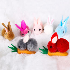 Venta caliente Pascua Mini conejito de peluche zanahoria pato pico accesorios para el cabello para fiesta de Pascua vacaciones <span class=keywords><strong>Festival</strong></span> decoración suministros - Product Image 1