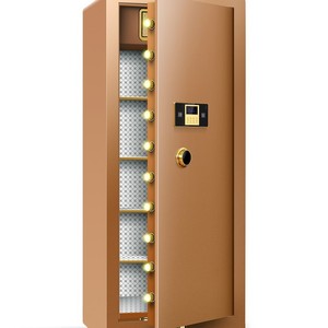 Caja Fuerte de Acero con Huella Dactilar 66x180x55cm, Alarma Antirrobo, 78kg, con Puertas Dobles para Empresas y Compañías - Product Image 5