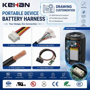 Kabel Konektor Baterai Internal OEM untuk Speaker Bluetooth Portabel dan Power Bank - Product Image 1