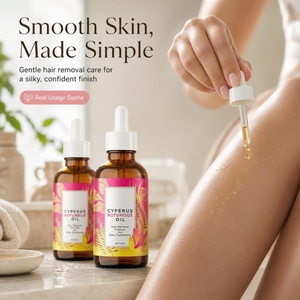 Aceite de Cyerus Rotundus de Marca Privada para Eliminar el Vello No Deseado, Retrasa el Crecimiento del Vello, Diseño de Aplicación Fácil, Fórmula Natural - Product Image 3