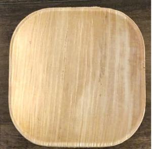 Vajilla de hoja de palma de areca orgánica natural plato y cuenco ecológico biodegradable con patrón de planta estilo Stealth - Product Image 1