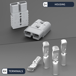 175A 1/0AWG <strong>Battery</strong> Quick Connect 12V-36V Quick Disconnect Plug <strong>Battery</strong> Power <strong>Cable</strong> Connectors Winch Wiring Kit for Marine Car - Product Image 3