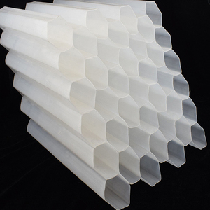 Macchina per la produzione di tubi a nido d'ape, tubi lamellari, mezzi filtranti per sedimentatori lamellari, sedimentatori inclinati, mezzi filtranti per sedimentatori, macchina per la produzione di mezzi filtranti - Product Image 6