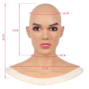 Nuevo Diseño - Máscara Inteligente Portátil a Escala <span class=keywords><strong>1</strong></span>:<span class=keywords><strong>1</strong></span> Hecho de material de silicona. Suave y cómodo. Sin Olor Desagradable. - Product Image 6