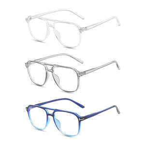 Dl Bril Nieuwe Piloot Anti Blauw Licht Bril Dubbele Brug Luchtvaart Optische Brillen Frames 2023 - Product Image 1