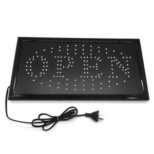 Chinese High Quality Low Price Customizable <b>LED</b> Open <b>Sign</b> Board for Advertising Office Bar Use PC Hanging Installation - Product Image 6