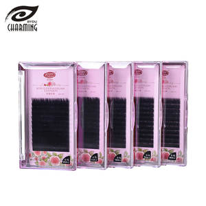 उच्च गुणवत्ता वाली मात्रा रेशम मैट आंखों व्यक्तिगत लैश एक्सटेंशन - Product Image 2