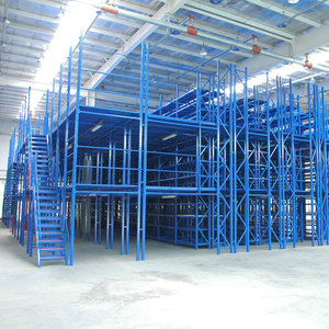 Storage <b>Racks</b> Steel Industrial Warehouse Storage Racking Mezzanine Floors Platform System <b>Stacking</b> <b>Racks</b> <b>Shelves</b> Mezzanine <b>Rack</b> - Product Image 4