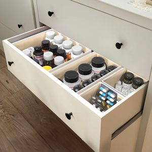 Organizadores Plegables para Cajones de Armario, Contenedores de Tela para Cómodas, Divisores de Cómodas para Organización de Guardería, para Ropa Interior, Calcetines, Sujetadores, Cinturones y Corbatas - Product Image 4