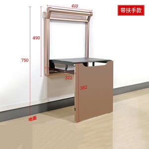 Stainless Steel Leisure Folding Shoe-Changing <b>Stool</b> Dual-Directional Buffer Damping Modern Design Home Office Apartment <b>Dining</b> - Product Image 5