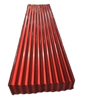 Tôle de toiture en acier ondulé de protection contre la pluie, épaisseur de 0,1 mm à 1,0 mm, galvanisée, revêtue de couleur, soudée et pliée