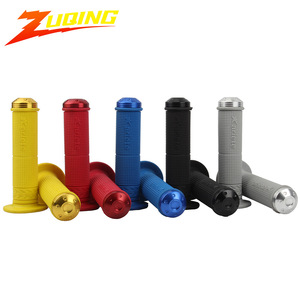 Empuñaduras para manillar de motocicleta ZUQING, silicona roja, aluminio, universal, antideslizante, resistente al agua, para bicicleta todoterreno - Product Image 6