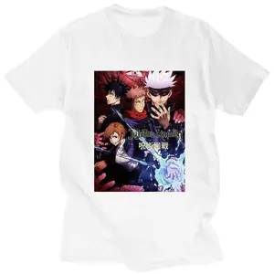 Wish hot selling Jujutsu Kaisen pro club t-shirts sports t shirt designs cricket jersey plain t-shirt
