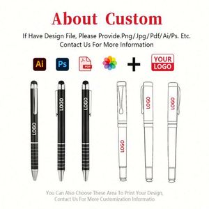 Custom Metal 2 in 1 <b>Tablet</b> for Stylus and Ballpoint <b>Pen</b> Touch Screen Writing Tool with Custom Logo for Promotions - Product Image 2