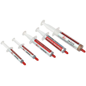 Pâte thermique pour processeur, carte graphique, PC, composée de carbone polysynthétique argenté, pour refroidisseurs, dissipateur thermique, tube de 1 g - Product Image 3