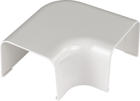 Goulotte de câblage électrique en PVC avec couvercle à clipser, 25x16 40x40mm, blanche, 2M par longueur