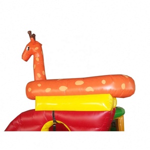 <span class=keywords><strong>Parco</strong></span> <span class=keywords><strong>Giochi</strong></span> Gonfiabile a Tema Zoo 7x5m con Scivolo e Trampolino - Attrezzatura per Città del Divertimento all'Aperto con Design Gratuito - Product Image 4