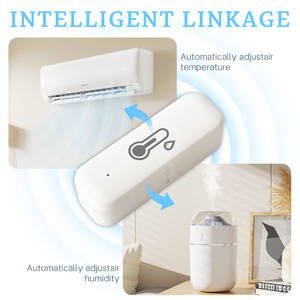 <span class=keywords><strong>Sensor</strong></span> de Temperatura y Humedad <span class=keywords><strong>WiFi</strong></span> para Hogar Inteligente Tuya, Monitoreo Remoto por Aplicación, Compatible con SmartLife, Alexa y Asistente de Google - Product Image 2