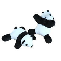 Broche en coton panda mignonne, porte-clés suspendu, pendentif pour le cou, petite poupée pour enfants, vente en gros, promotion, décoration de sac cadeau
