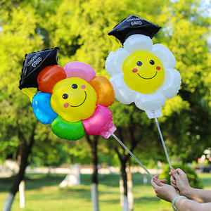 หมวกจบการศึกษาแบบกลุ่มโรงเรียนดอกทานตะวันอุปกรณ์ประกอบฉากงานปาร์ตี้บอลลูน - Product Image 4