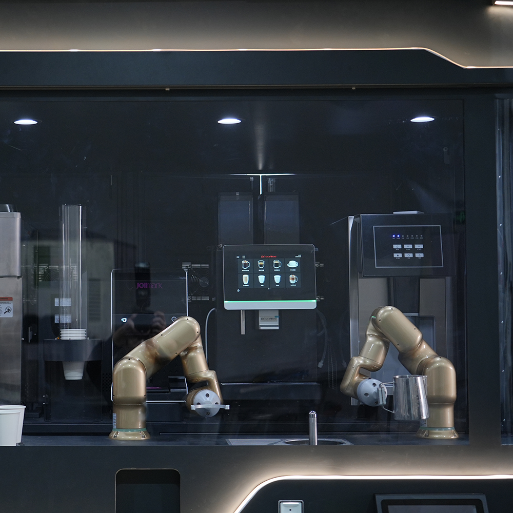 barista coffee machine robot