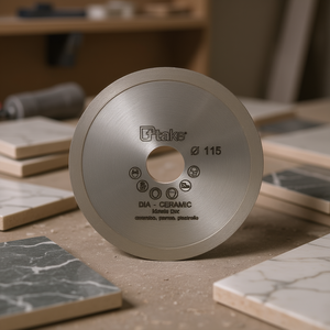 Disque diamanté Ttake 115 mm pour la découpe de carreaux en céramique et en marbre - Product Image 3