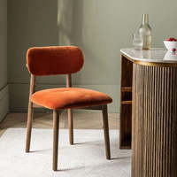 Chaise de salle à manger artisanale en bois de manguier massif – Design moderne, durable et confortable, élégance rustique et stylée, portable pour chambre et villa 4