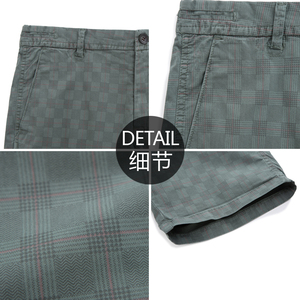 <span class=keywords><strong>Bermuda</strong></span> personnalisé à imprimé floral tropical pour hommes en tissu sergé de coton doux ceinture <span class=keywords><strong>élastique</strong></span> de coupe décontractée loisirs de plein air - Product Image 6