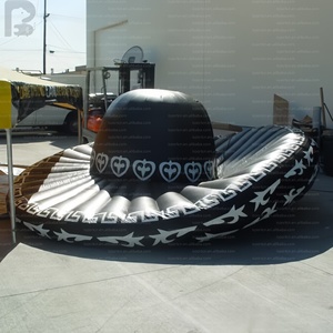 Chapeau Sombrero Charro Gonflable Géant Personnalisé avec Logo, Chapeau à Large Bord de Culture Mexicaine, Accessoire Publicitaire Gonflable pour le Cinco de Mayo - Product Image 4