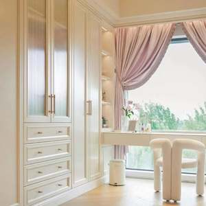 YALIG Fabrication sur mesure de placards de chambre à coucher en bois HDF de haute qualité, style européen haut de gamme - Product Image 5