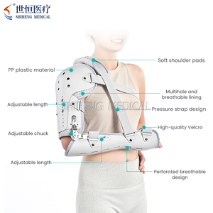 Tutore Regolabile per Fissaggio <span class=keywords><strong>Spalla</strong></span> e Gomito, Ortesi Post-Operatoria per Riabilitazione di Fratture <span class=keywords><strong>Spalla</strong></span> e Braccio Superiore, Leggero - Product Image 1