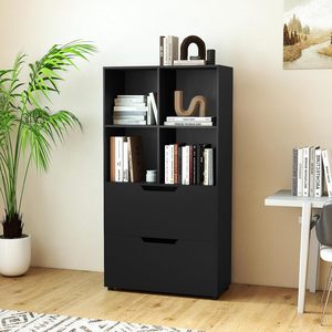 <span class=keywords><strong>Étagère</strong></span> à livres moderne en bois, écologique, gain de place, anti-basculement, pour bureau, <span class=keywords><strong>bibliothèque</strong></span>, salon ou salle d'étude - Product Image 2