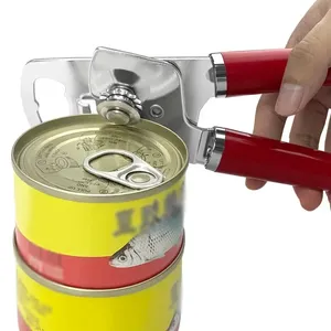 Zenidoo Ouvre-boîte en acier inoxydable, ouvre-bouteille de bière, poignée antidérapante, multifonctionnel, écologique, tête de couteau rotative, cuisine - Product Image 3