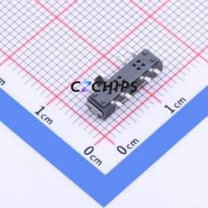 MK-23D33-G2 Slide Switch SMD Switch Double Pole Three Throw Rectangle Pin Header Gull Wing Type 13mm - Product Image 2