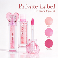 Huile à lèvres hydratante et repulpante, brillante, marque privée, végane, longue tenue, hydratante, gloss liquide en stock, vente en gros