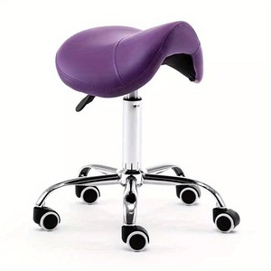 Silla de Salón de Belleza Master's de Acero Inoxidable con Rotación de 360 Grados y Altura Ajustable para Oficina y Escritorio - Product Image 3