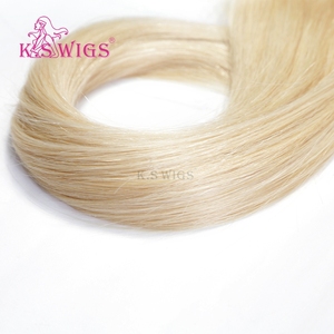 Extensions de cheveux K.SWIGS tissées à la main, 100% cheveux humains vierges Remy, cuticules alignées, fines et douces, réutilisables, confortables, sûres, vente en gros - Product Image 2