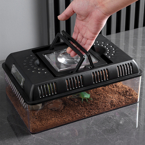 Relaxlines - Terrarium d'élevage de reptiles personnalisable, en PC et ABS, fermé, portable, en plastique, avec éclairage - Product Image 3