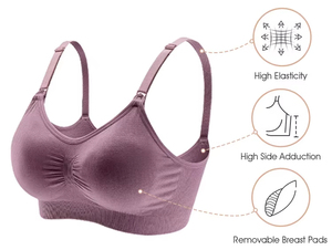 Sujetador de lactancia OEM 2026 para mujer, ligero, transpirable, con tirantes ajustables, personalizado, para amamantar y sostener el pecho, para todas las estaciones - Product Image 3