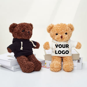 دمية شخصية تي شيرت قطن ناعم مطرز بشعار فرو هدية عيد ميلاد مثالية للفتيات لعبة حيوانات محشوة - Product Image 4