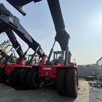 Apilador de contenedores Kalmar Sany Reach Stacker DRF450 DRG450 usado de alta calidad, con capacidad de 45 y 50 toneladas, con 1 año de garantía.