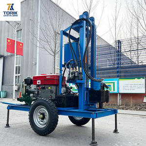 Vente directe d'usine de petites foreuses à eau sur roues pour l'utilisation d'essai dans le forage de puits d'eau communautaires. - Product Image 2