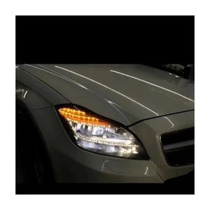 Feux avant LED haut de gamme pour CLS W218, 12V, 4000 <span class=keywords><strong>Lm</strong></span>, 5000K, ampoule D2S, rénovation/mise à niveau pour CLS320/<span class=keywords><strong>350</strong></span>/400 (2007-2016) - Product Image 2