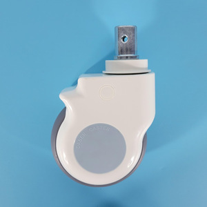 Roulettes médicales fiables en TPR avec frein et manchon en nylon, idéales pour les lits d'hôpital et l'utilisation extérieure - Product Image 2