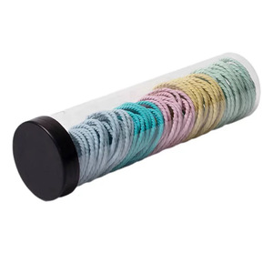Lot de 10 élastiques à cheveux Aromati, haute élasticité, couleur unie, accessoires pour queue de cheval, pour femmes, usage quotidien - Product Image 4