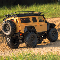 Voiture télécommandée 2.4G 4x4 tout-terrain avec éclairage, modèle de véhicule d'escalade RC, jouets pour enfants, cadeaux