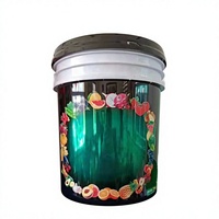 Étiquettes imperméables moulées en profondeur pour seaux de peinture – Étiquettes PP personnalisées compatibles avec le moulage par injection robotisé pour conteneurs de 18 L et 20 L